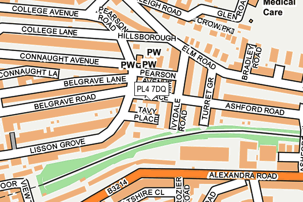 PL4 7DQ map - OS OpenMap – Local (Ordnance Survey)