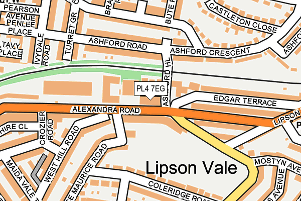 PL4 7EG map - OS OpenMap – Local (Ordnance Survey)