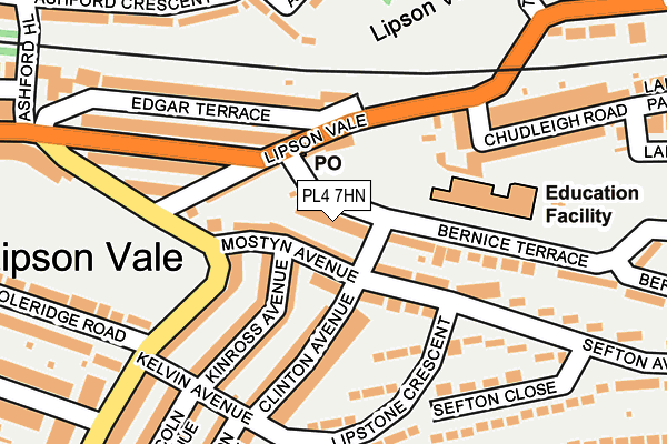 PL4 7HN map - OS OpenMap – Local (Ordnance Survey)