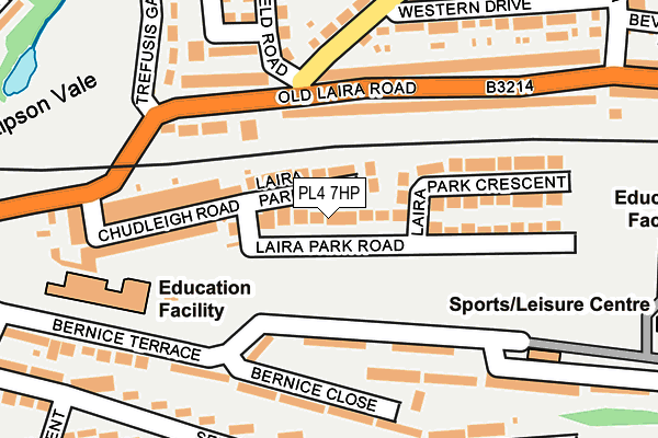 PL4 7HP map - OS OpenMap – Local (Ordnance Survey)