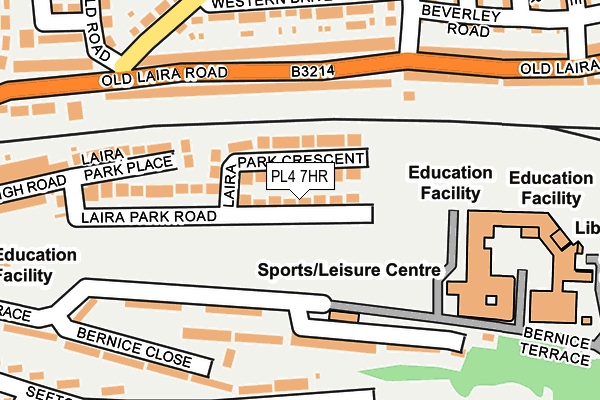 PL4 7HR map - OS OpenMap – Local (Ordnance Survey)