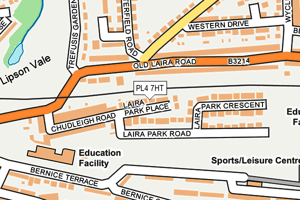 PL4 7HT map - OS OpenMap – Local (Ordnance Survey)