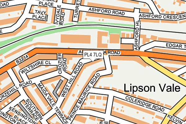 PL4 7LQ map - OS OpenMap – Local (Ordnance Survey)