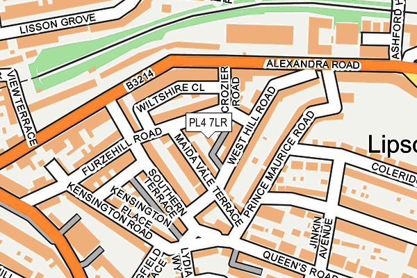 PL4 7LR map - OS OpenMap – Local (Ordnance Survey)