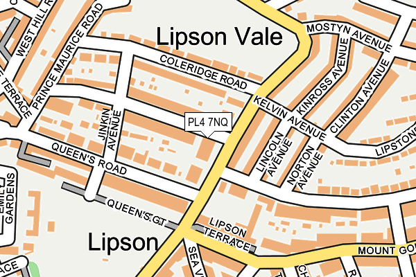 PL4 7NQ map - OS OpenMap – Local (Ordnance Survey)