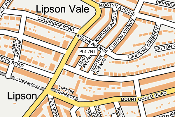 PL4 7NT map - OS OpenMap – Local (Ordnance Survey)