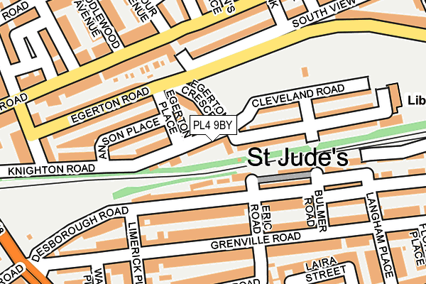 PL4 9BY map - OS OpenMap – Local (Ordnance Survey)