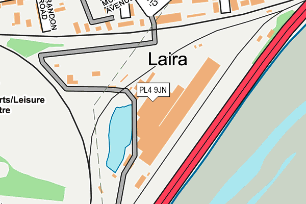 PL4 9JN map - OS OpenMap – Local (Ordnance Survey)