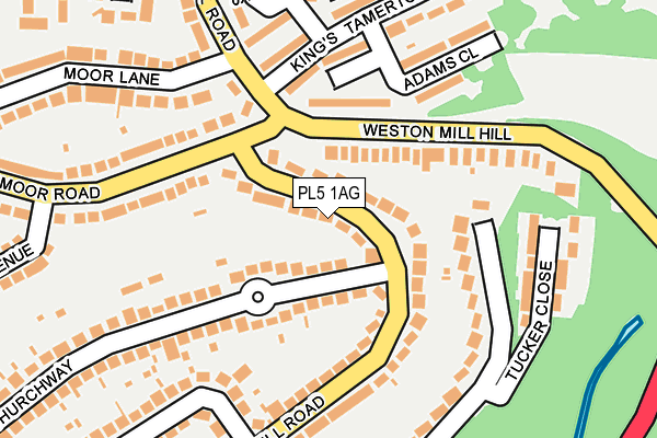 PL5 1AG map - OS OpenMap – Local (Ordnance Survey)