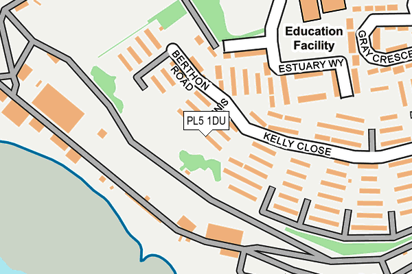 PL5 1DU map - OS OpenMap – Local (Ordnance Survey)