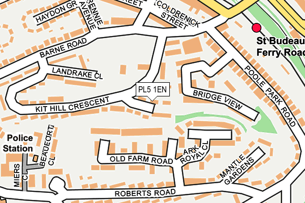 PL5 1EN map - OS OpenMap – Local (Ordnance Survey)