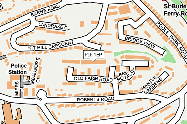 PL5 1EP map - OS OpenMap – Local (Ordnance Survey)