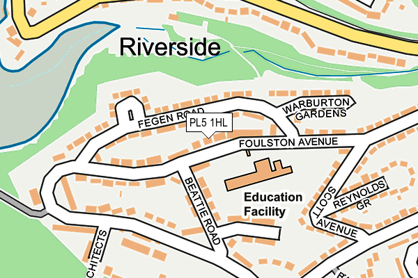 Map of P C PROPERTIES (PLYMOUTH) LIMITED at local scale