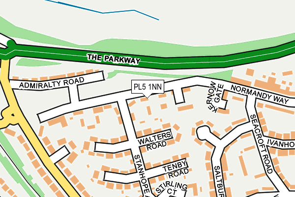 PL5 1NN map - OS OpenMap – Local (Ordnance Survey)