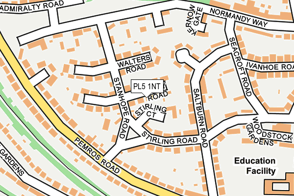 PL5 1NT map - OS OpenMap – Local (Ordnance Survey)