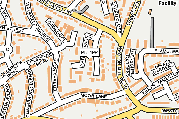 PL5 1PP map - OS OpenMap – Local (Ordnance Survey)
