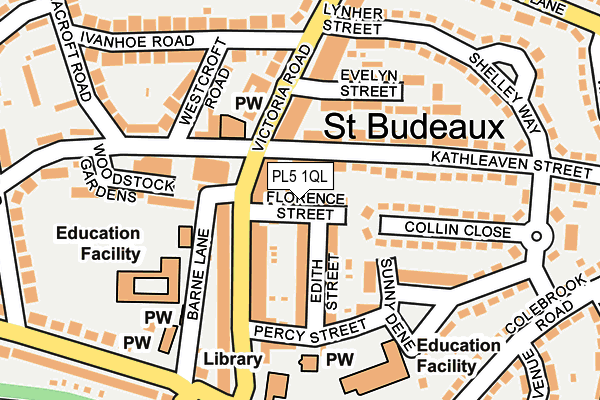 PL5 1QL map - OS OpenMap – Local (Ordnance Survey)