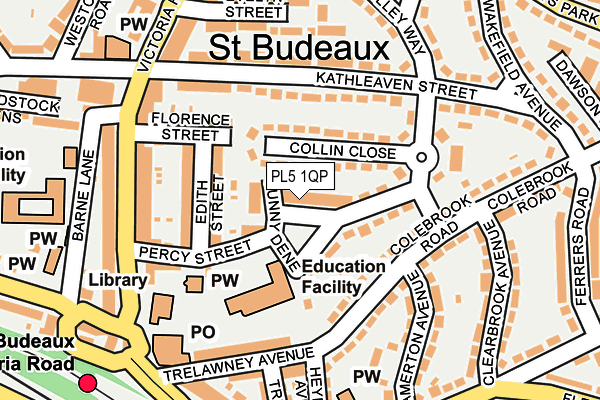 PL5 1QP map - OS OpenMap – Local (Ordnance Survey)