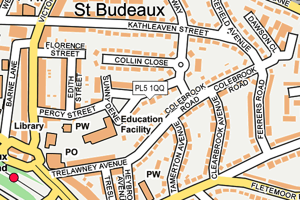 PL5 1QQ map - OS OpenMap – Local (Ordnance Survey)