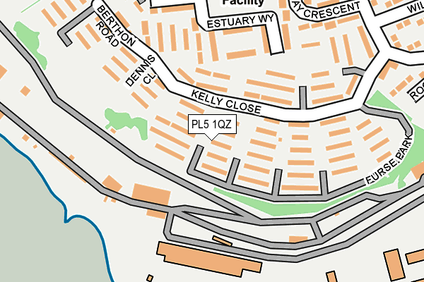 PL5 1QZ map - OS OpenMap – Local (Ordnance Survey)