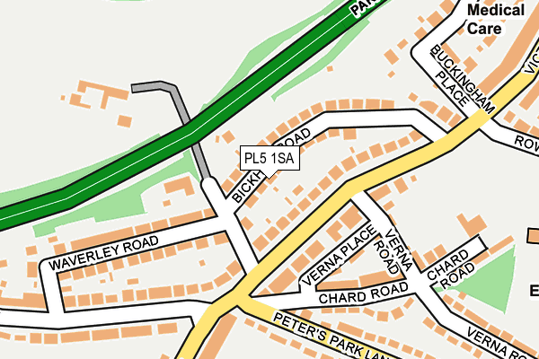 PL5 1SA map - OS OpenMap – Local (Ordnance Survey)