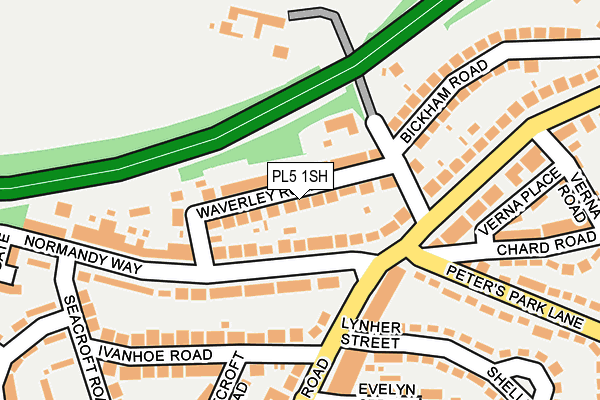 PL5 1SH map - OS OpenMap – Local (Ordnance Survey)