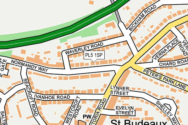 PL5 1SP map - OS OpenMap – Local (Ordnance Survey)