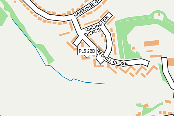 PL5 2BD map - OS OpenMap – Local (Ordnance Survey)