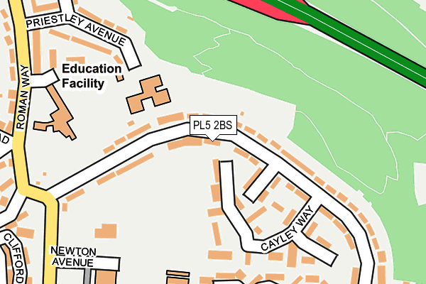 PL5 2BS map - OS OpenMap – Local (Ordnance Survey)