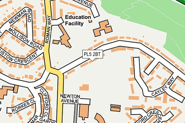 PL5 2BT map - OS OpenMap – Local (Ordnance Survey)