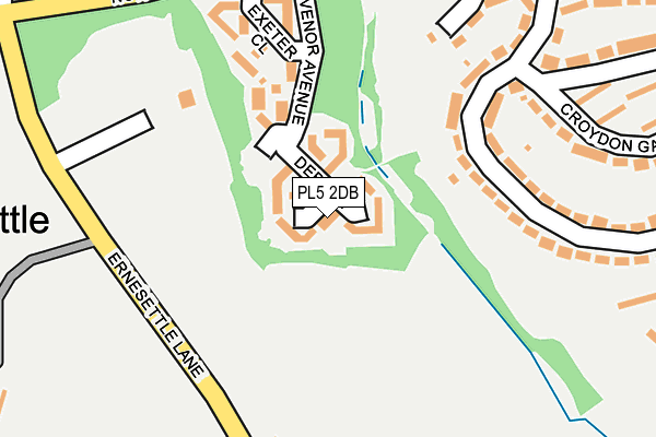 PL5 2DB map - OS OpenMap – Local (Ordnance Survey)