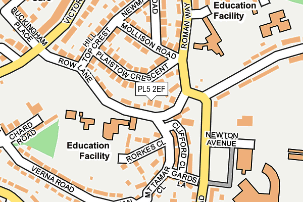 PL5 2EF map - OS OpenMap – Local (Ordnance Survey)