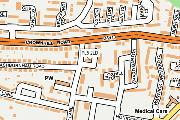 PL5 2LD map - OS OpenMap – Local (Ordnance Survey)