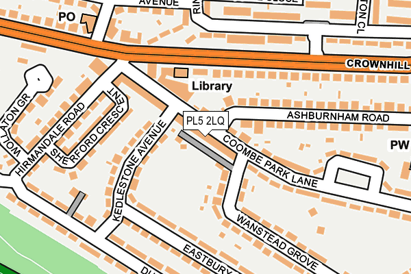 PL5 2LQ map - OS OpenMap – Local (Ordnance Survey)