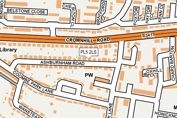 PL5 2LS map - OS OpenMap – Local (Ordnance Survey)