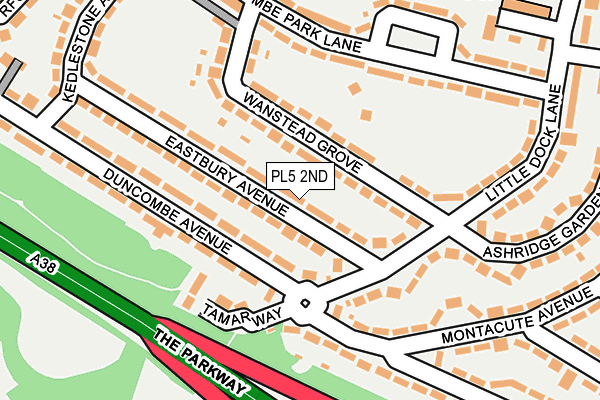 PL5 2ND map - OS OpenMap – Local (Ordnance Survey)