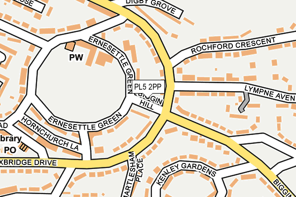 PL5 2PP map - OS OpenMap – Local (Ordnance Survey)