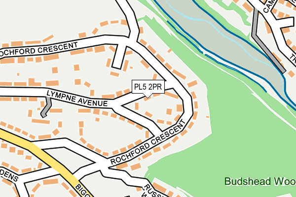 PL5 2PR map - OS OpenMap – Local (Ordnance Survey)