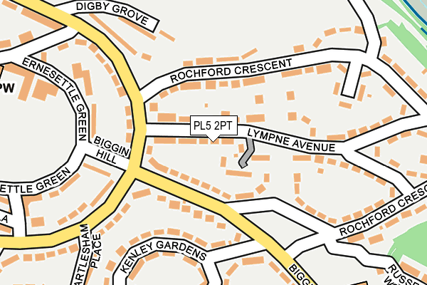 PL5 2PT map - OS OpenMap – Local (Ordnance Survey)