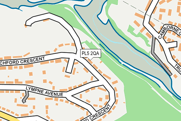 PL5 2QA map - OS OpenMap – Local (Ordnance Survey)