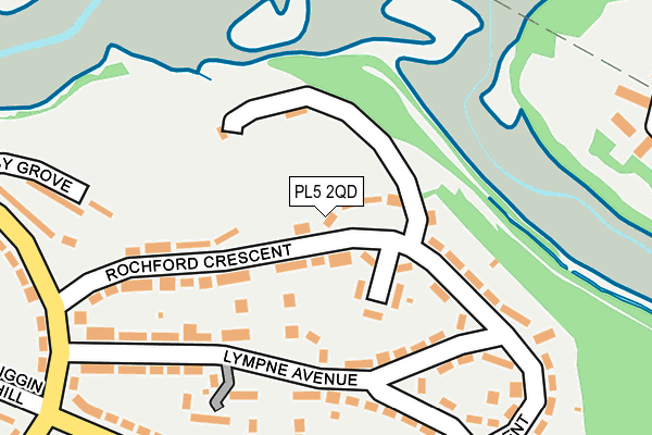 PL5 2QD map - OS OpenMap – Local (Ordnance Survey)