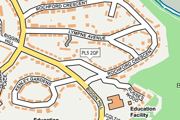 PL5 2QF map - OS OpenMap – Local (Ordnance Survey)