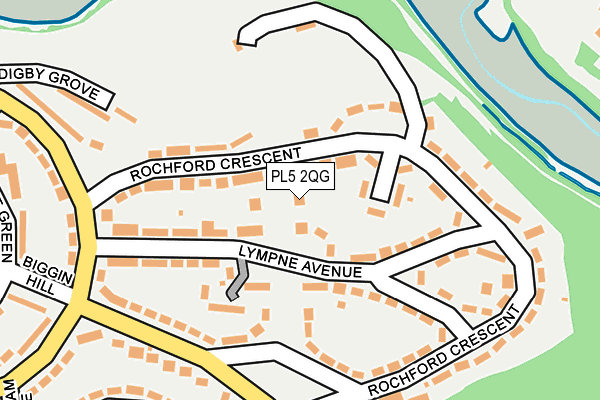 PL5 2QG map - OS OpenMap – Local (Ordnance Survey)