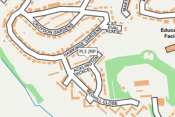 PL5 2RP map - OS OpenMap – Local (Ordnance Survey)