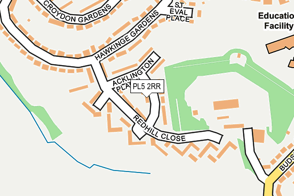 PL5 2RR map - OS OpenMap – Local (Ordnance Survey)