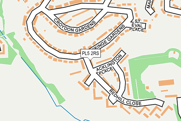 PL5 2RS map - OS OpenMap – Local (Ordnance Survey)
