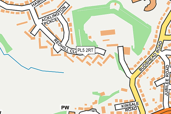 PL5 2RT map - OS OpenMap – Local (Ordnance Survey)