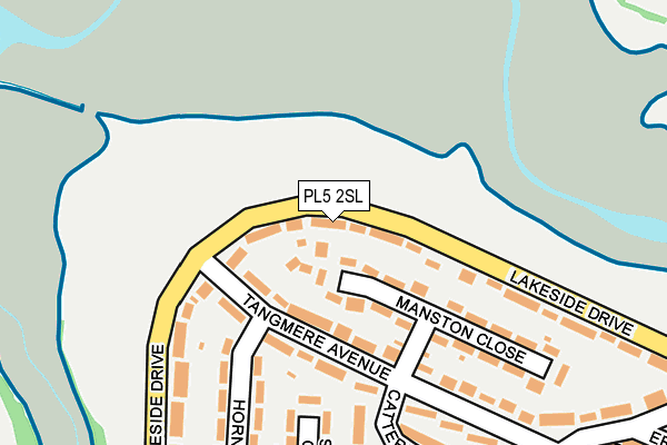 PL5 2SL map - OS OpenMap – Local (Ordnance Survey)