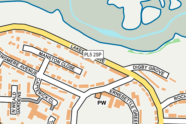 PL5 2SP map - OS OpenMap – Local (Ordnance Survey)