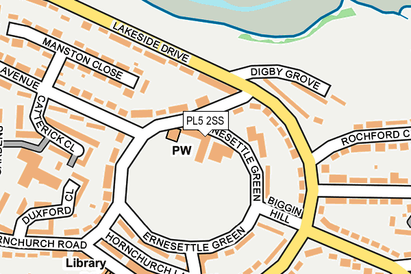 PL5 2SS map - OS OpenMap – Local (Ordnance Survey)